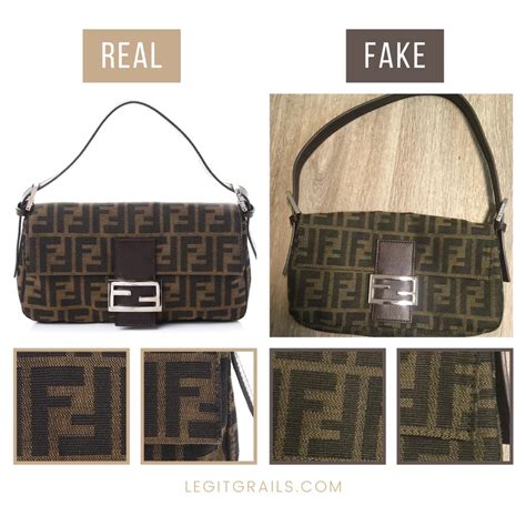 fendi baguette fake vs real|how to check if fendi bags are real.